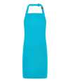BR503 Brand Lab Kids Basic Adjustable Bib Apron Turquoise Blue colour image